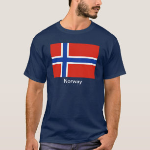 T-shirt Bandeira de Noruega