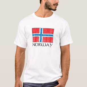 T-shirt Bandeira de Noruega