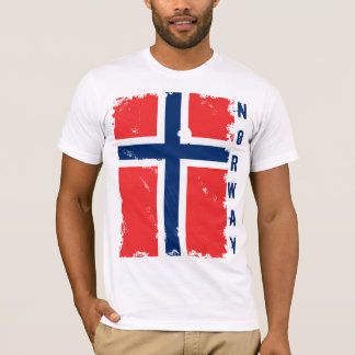 T-SHIRT BANDEIRA DE NORUEGA