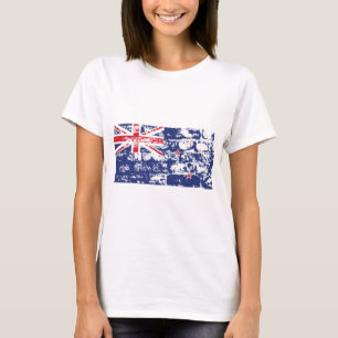 T-shirt Bandeira de Nova Zelândia