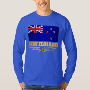 T-shirt Bandeira de Nova Zelândia