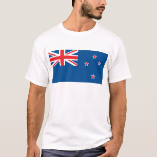 T-shirt Bandeira de Nova Zelândia