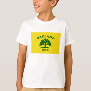 T-shirt Bandeira de Oakland, Califórnia