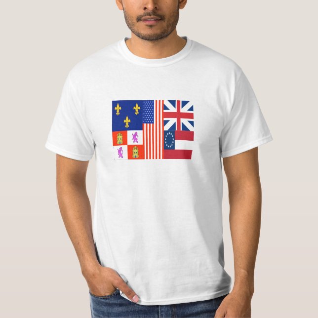 T-shirt Bandeira de Pensacola (Frente)
