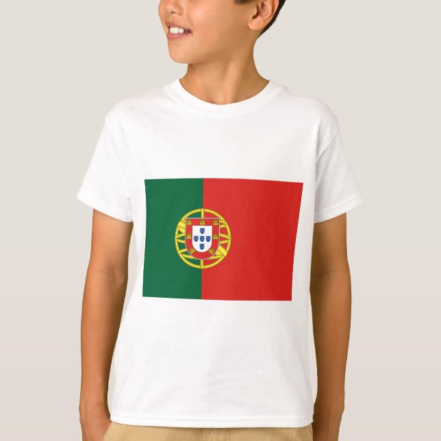 T-shirt Bandeira de Portugal (Frente)