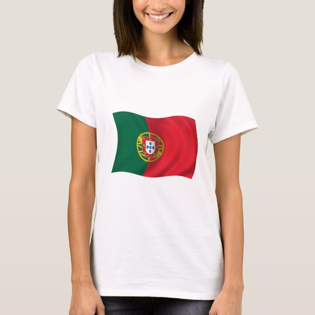 T-shirt Bandeira de Portugal (Frente)