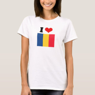 T-shirt Bandeira de República do Tchad