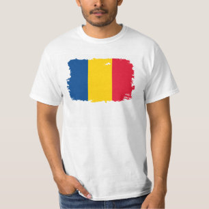 T-shirt Bandeira de Romania