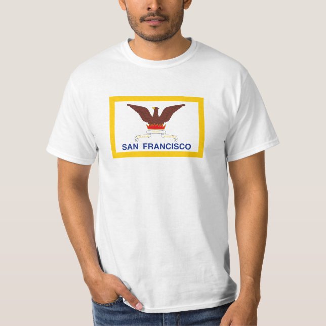 T-shirt Bandeira de São Francisco (Frente)