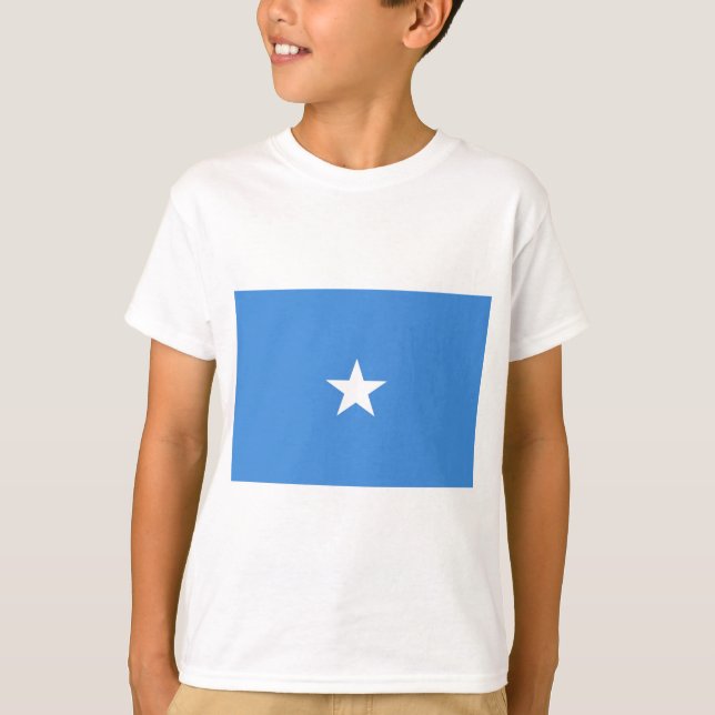 T-shirt Bandeira de Somália (Frente)