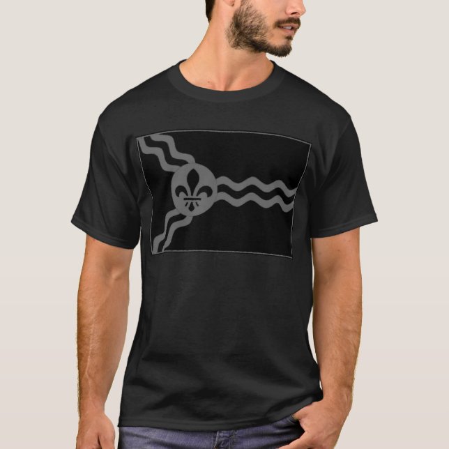 T-shirt Bandeira de St Louis (Frente)