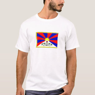 T-shirt Bandeira de Tibet