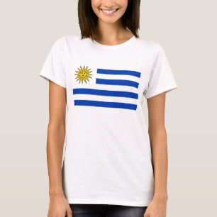 T-shirt Bandeira de Uruguai