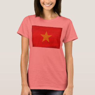 T-shirt Bandeira de Vietnam