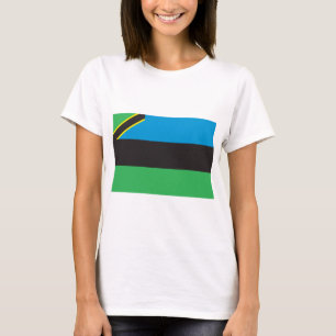 T-shirt Bandeira de Zanzibar