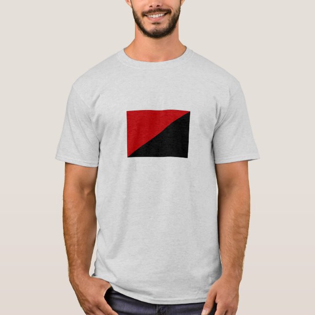 T-shirt Bandeira do anarquista (Frente)