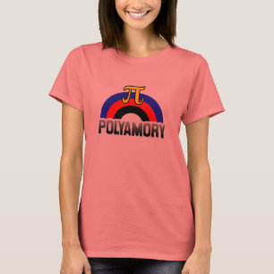 T-SHIRT BANDEIRA DO ARCO-ÍRIS DE POLYAMORY