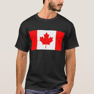 T-shirt bandeira do Canadá