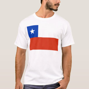 T-shirt Bandeira do Chile