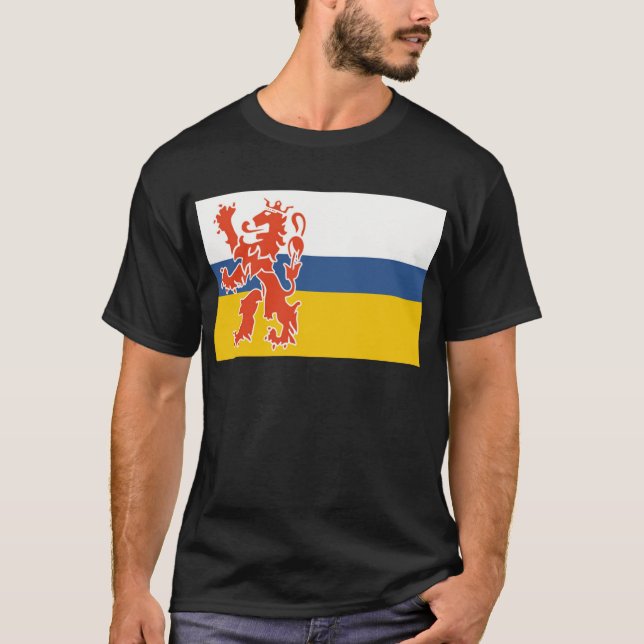 T-shirt Bandeira do Dutch Limburgo (Frente)