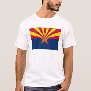 T-shirt Bandeira do estado da arizona