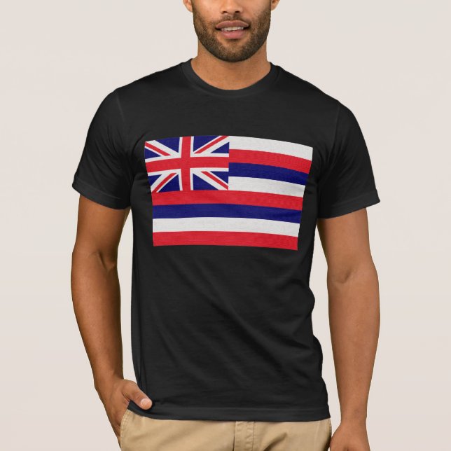T-shirt Bandeira do estado de Havaí (Frente)