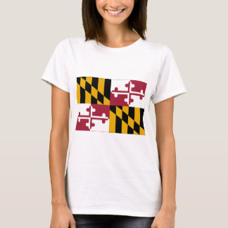 T-shirt Bandeira do estado de Maryland