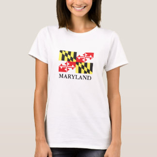 T-shirt Bandeira do Estado de Maryland