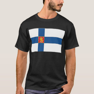 T-shirt Bandeira do Estado Finlandês