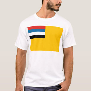 T-shirt Bandeira do império do 滿洲國 de Manchukuo; 