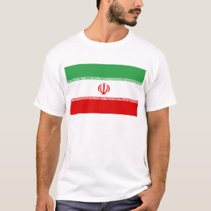 T-shirt Bandeira do Irã