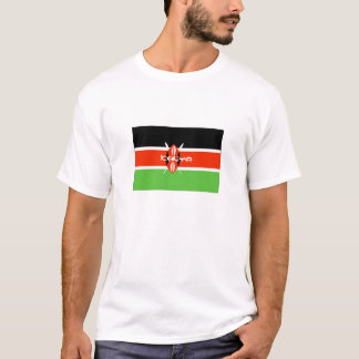 T-shirt Bandeira do Kenyan