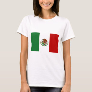 T-shirt Bandeira do México