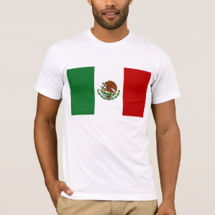 T-shirt Bandeira do México