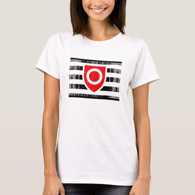 T-shirt Bandeira do Orgulho da Propriedade (Frente)