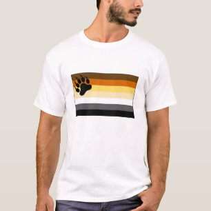T-shirt Bandeira do Orgulho do Urso Gay