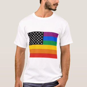 T-shirt Bandeira do orgulho gay