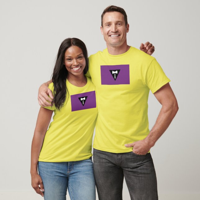T-shirt Bandeira do Orgulho Lésbico (Unissex)