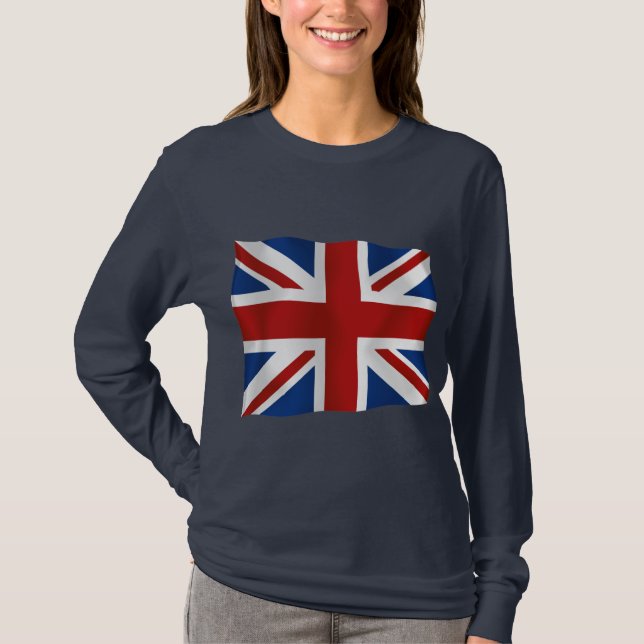 T-shirt Bandeira do Reino Unido (Frente)