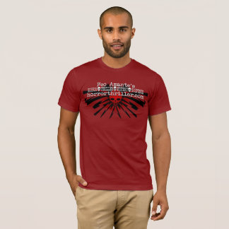 T-shirt Bandeira do vermelho do filme policial do horror