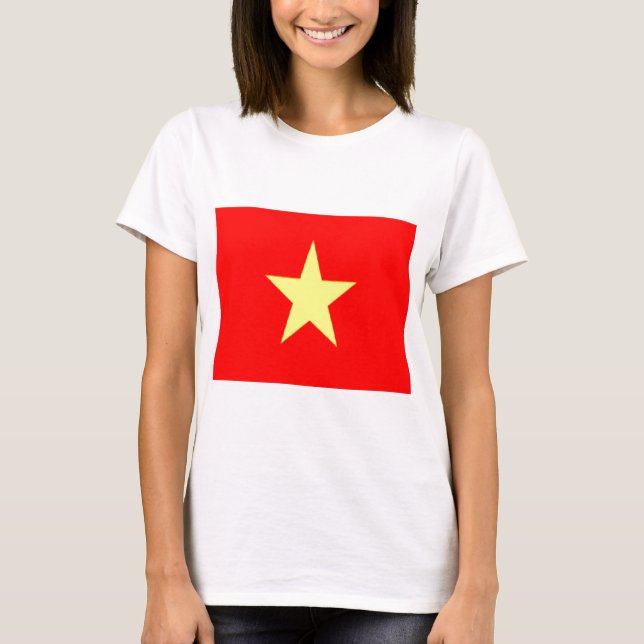 T-shirt bandeira do vietname (Frente)