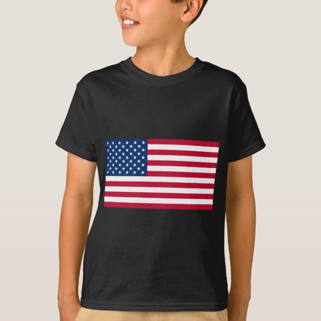 T-shirt bandeira dos Estados Unidos (Frente)