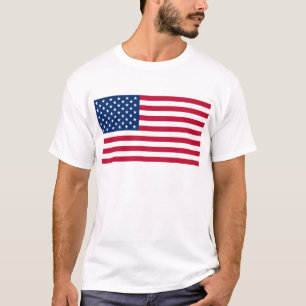 T-shirt Bandeira dos Estados Unidos da América