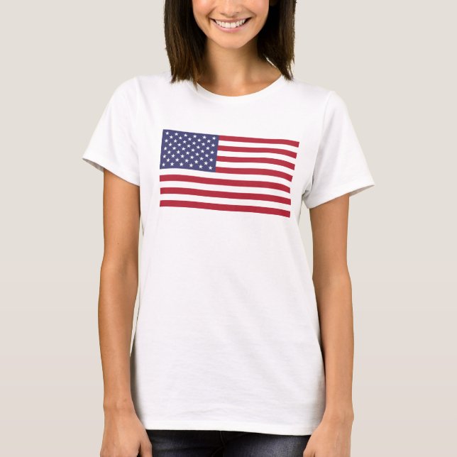 T-shirt Bandeira dos EUA (Frente)