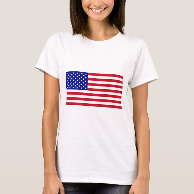 T-shirt Bandeira dos EUA (Frente)