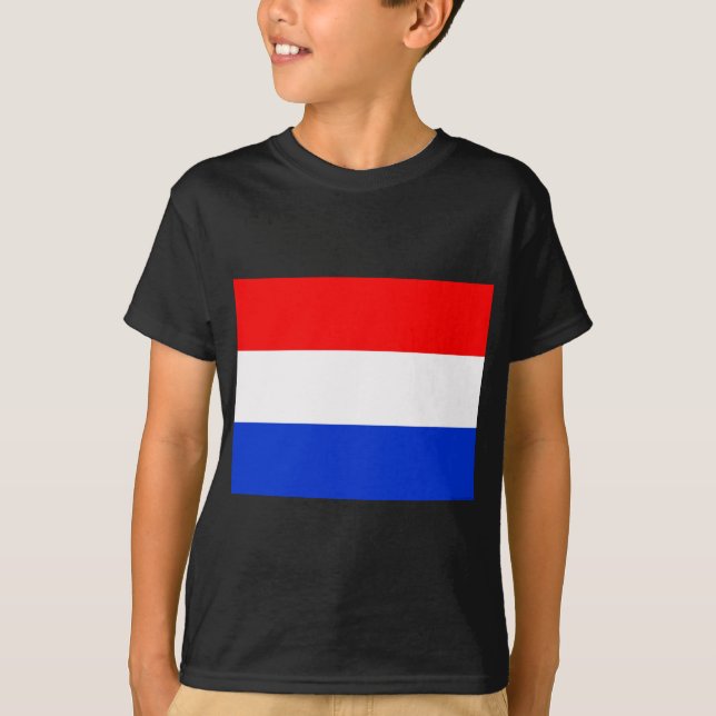 T-shirt Bandeira dos Países Baixos (Frente)