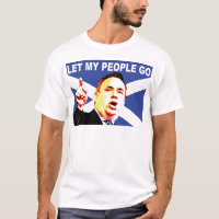 Bandeira escocesa com Alex Salmond