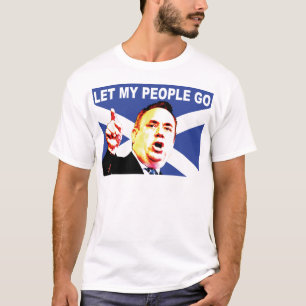 T-shirt Bandeira escocesa com Alex Salmond