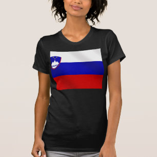T-shirt bandeira eslovena de Slovenia para os auto-falante
