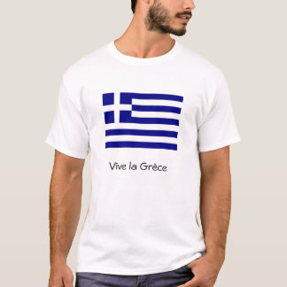 T-shirt Bandeira Grécia